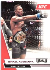 2021 Panini Chronicles UFC Playoff 69  Israel Adesanya Pink Paralell