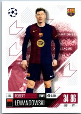 fotbalová kartička 2024-25 Topps Match Attax UEFA Club Competitions  153 Robert Lewandowski (FC Barcelona)