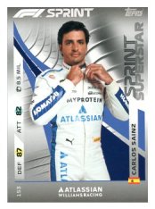 2025 Topps Turbo Attax F1 Williams Racing Sprint Superstars  153 Carlos Sainz