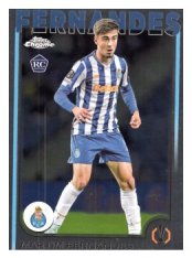 fotbalová kartička 2024-25 Topps Chrome 187 Martim Fernandes, FC Porto RC