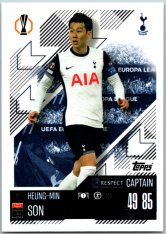 fotbalová kartička 2024-25 Topps Match Attax UEFA Club Competitions  77 Heung-Min Son (Tottenham Hotspur)  -  Captain