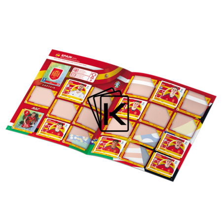 10x EURO 2024 Topps album na samolepky