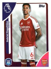 fotbalová kartička 2025-26 Topps  Premier League 4 Gabriel Magalhães (Arsenal)
