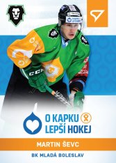 hokejová kartička 2021-22 SportZoo Live Tipsport Extraliga O Kapku Lepší Hokej  KN-06 Martin Ševc BK Mladá Boleslav /29