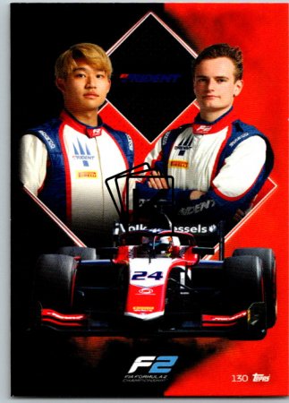 2021 Topps Formule 1 Turbo Attax 130 Team Card Trident