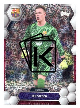 fotbalová kartička 2024-25 Topps FC Barcelona Fan Set 1 Marc Andre Ter Stegen Parallel