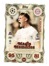 fotbalová kartička 2025-26 Topps Match Attax UCC Magic Memories (Rainbow Plus Foil) 435 Joshua Kimmich (FC Bayern München)