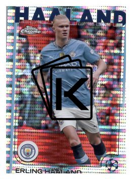 fotbalová kartička 2024-25 Topps Chrome parallel 9 - Erling Haaland