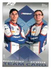 2025 Topps Turbo Attax F1 Trident F2 Teams HP 199 Meguetounif/Esterson