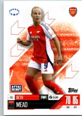 Fotbalová kartička 2024-25 Topps Match Attax EXTRA UEFA Club Competitions UWCL Cards 173.  Beth Mead (Arsenal)