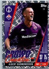Fotbalová kartička 2024-25 Topps Match Attax EXTRA UEFA Club Competitions Crowd Connection 238 Albert Gudmundsson (ACF Fiorentina)