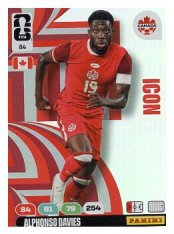 fotbalová kartička World Cup 2026 Adrenalyn XL 84 Alphonso Davies (Canada)