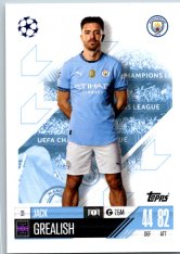 fotbalová kartička 2024-25 Topps Match Attax UEFA Club Competitions  21 Jack Grealish (Manchester City)