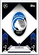 fotbalová kartička 2024-25 Topps Match Attax UEFA Club Competitions 343 Team Badge (Atalanta BC)