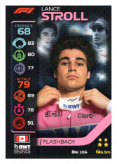 2020 Topps Formule 1 Turbo Attax 106 Flashback Lance Stroll BTW Racing Point