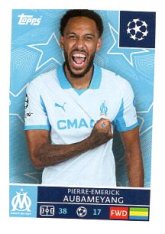 2025-26 Topps Champions League  Olympique de Marseille 351 Pierre-Emerick Aubameyang