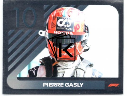 samolepka 2021 Topps Formule 1 Helmet 142 Pierre Gasly Alpha Tauri