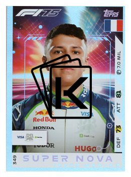 2025 Topps Turbo Attax F1 VCARB Supernova 349 Isack Hadjar