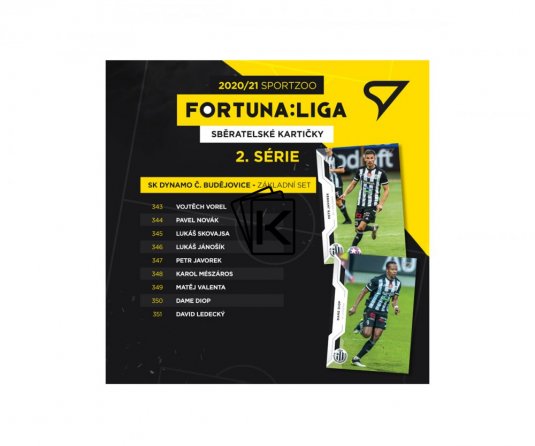 SportZoo 2020-21 Fortuna Liga Serie 2 Týmový set SK Dynamo České Budějovice