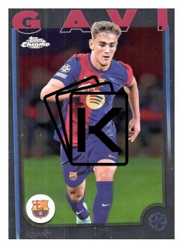fotbalová kartička 2024-25 Topps Chrome UCC 6 Gavi, FC Barcelona