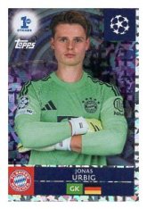2025-26 Topps Champions League  Parallels Chrome 292 Jonas Urbig (FC Bayern München)