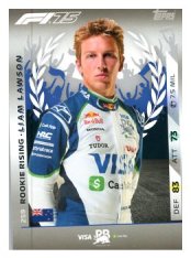 2025 Topps Turbo Attax F1 VCARB Rookie Rising HP 259 Liam Lawson