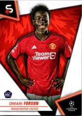 Fotbalová kartička 2023-24 Topps Superstars UEFA Club Competitions 182 Omari Forson (Manchester United) – RC