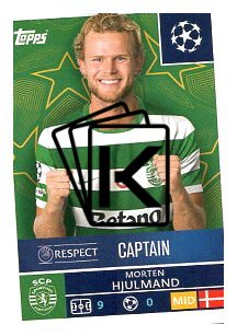 2025-26 Topps Champions League  Sporting CP 411 Morten Hjulmand