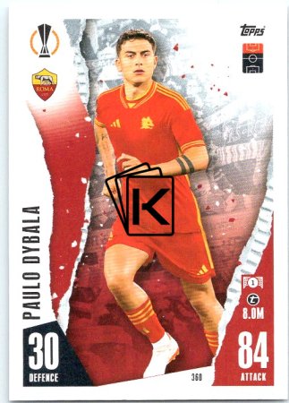 Fotbalová kartička 2023-24 Topps Match Attax UEFA Club Competitions 360 Paulo Dybala AS Řím