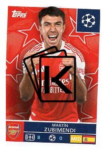 2025-26 Topps Champions League Arsenal FC 60 Martín Zubimendi