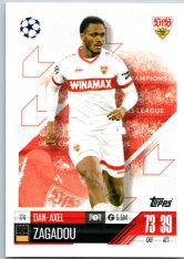 fotbalová kartička 2024-25 Topps Match Attax UEFA Club Competitions  174 Dan-Axel Zagadou (VfB Stuttgart)