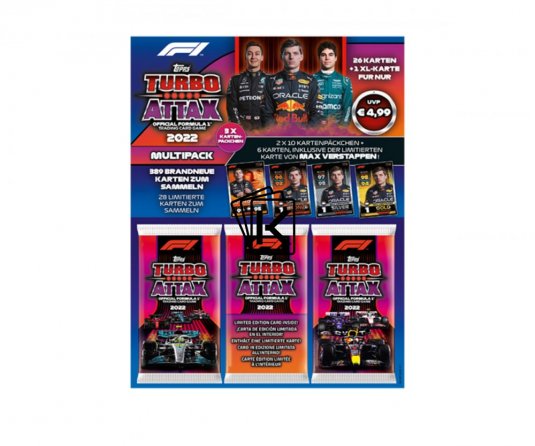 2022 Topps Turbo Attax Formule 1 Multipack Blue