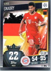fotbalová kartička 2020-21 Topps Match Attax 101 Champions League 22 Serge Gnabry FC Bayern München