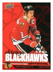 2025-26 Upper Deck Centennial Chicago Blackhawks 53 Keith Magnuson