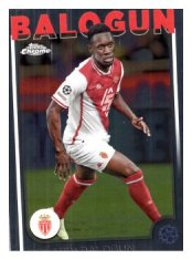 fotbalová kartička 2024-25 Topps Chrome UCC 21 Folarin Balogun, AS Monaco