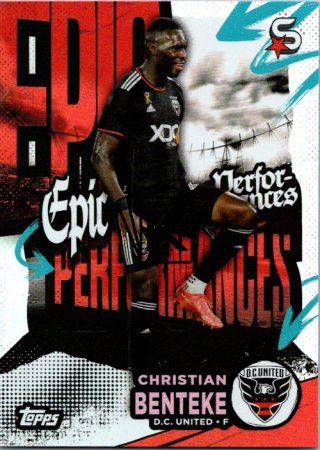 2024 Topps Superstars MLS Epic Performances Christian Benteke