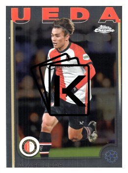 fotbalová kartička 2024-25 Topps Chrome UCC 74 Ayase Ueda, Feyenoord