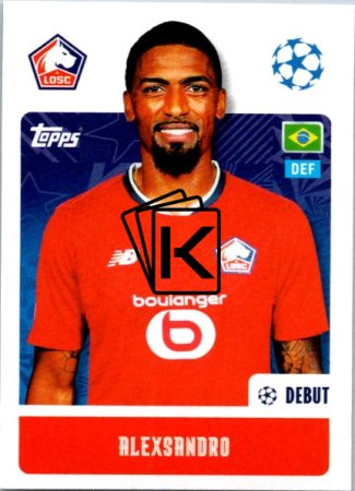 2024-25 Topps Champions League 484 Alexsandro (LOSC Lille)