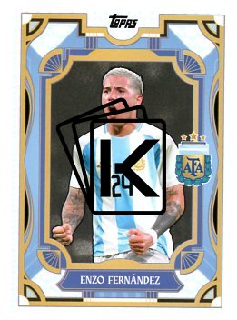 fotbalová kartička 2024-25 Topps Argentina Argentine Tango 31 Enzo Fernández