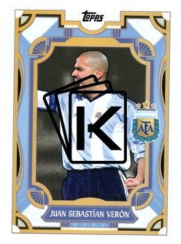 fotbalová kartička 2024-25 Topps Argentina Argentine Tango 29 Juan Sebastían Verón