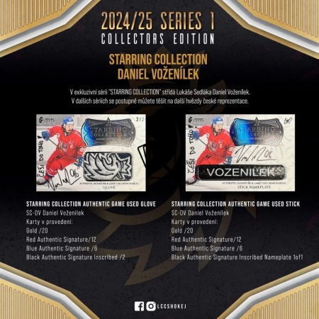 2024 25 Legendary Cards Český Hokej - Series 1 Collectors Edition Case ( 6 boxů)