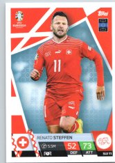 fotbalová karta Topps Match Attax EURO 2024 SUI11 Renato Steffen (Switzerland)