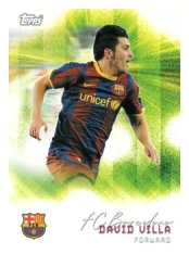 fotbalová kartička 2025-26 Topps Team set FC Barcelona Pitch Pursuits 34 David Villa