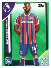 fotbalová kartička 2025-26 Topps  Premier League 123 Jean-Philippe Mateta (Crystal Palace)-PARALLEL Green