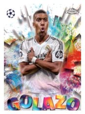 fotbalová kartička 2024-25 Topps Chrome Golazo 21 - Kylian Mbappé