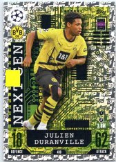Fotbalová kartička 2023-24 Topps Match Attax UEFA Club Competitions Next Gen 400 Julien Duranville Borussia Dortmund