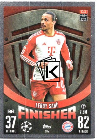 Fotbalová kartička 2023-24 Topps Match Attax UEFA Club Competitions 205	Leroy Sané FC Bayern München