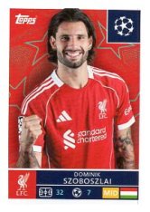2025-26 Topps Champions League  Liverpool FC 261 Dominik Szoboszlai