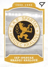 fotbalová kartička 2023 Sportzoo Dekády Vývoj klubového loga L-009 SKP SPARTAK HRADEC KRÁLOVÉ