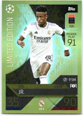 Fotbalová kartička 2022-23 Topps Match Attax UCL Limited Edition LE2 Vinicius Junior Real Madrid CF